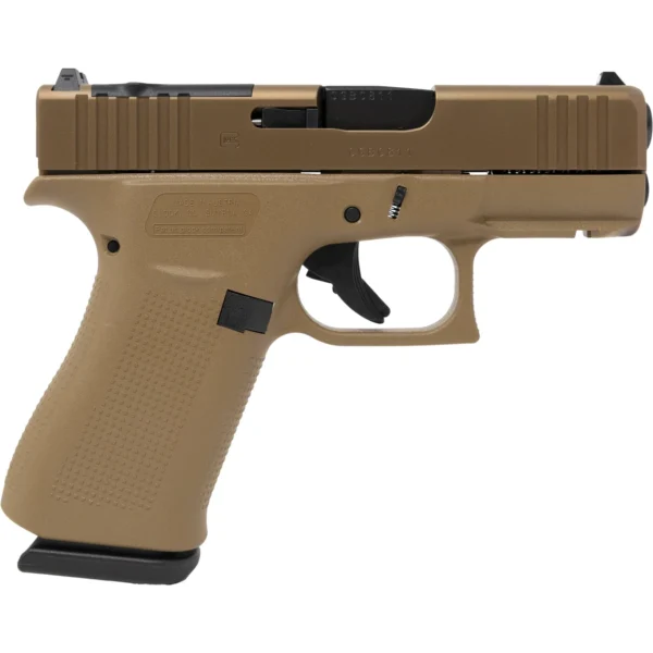 GLOCK 43X MOS COYOTE 9MM 3.41" 10-RD SEMI-AUTO PISTOL