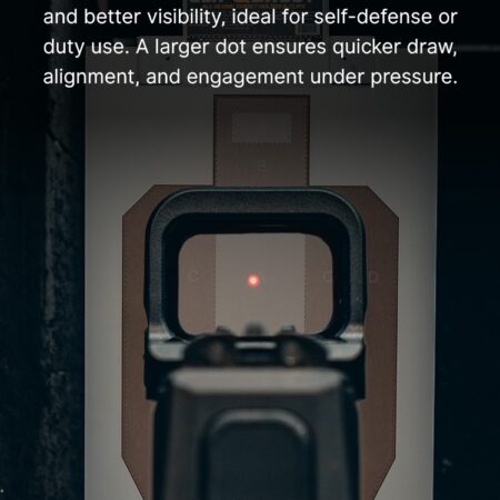 OSIGHT K Micro Red Dot Sight, 6 MOA Open Reflex Sight with RMSc/K Footprint, Parallax-Free Durable Optic for Subcompact Setups